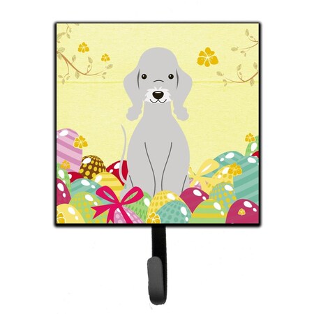 Jensendistributionservices Easter Eggs Bedlington Terrier Blue Leash or Key Holder MI1713244
